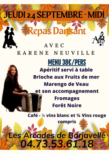 Affiche — KARENE NEUVILLE REPAS DANSANT