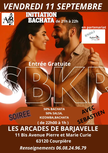 Affiche — SBKR BACHATA AVEC SEBASTIEN