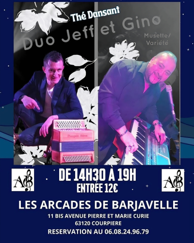 Affiche — JEAN FRANCOIS BLANC ET GINO - THE DANSANT