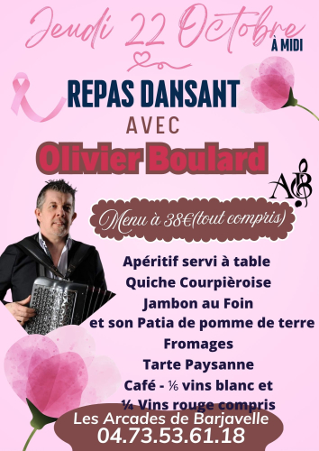 Affiche — OLIVIER BOULARD REPAS DANSANT
