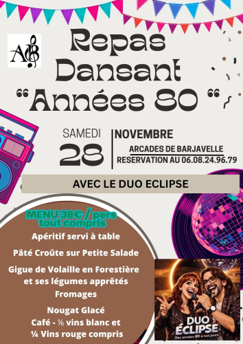 Affiche — DUO ECLIPSE REPAS DANSANT