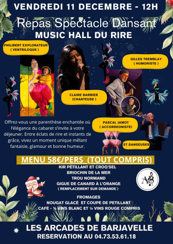 Affiche — SPECTACLE MUSIC HALL DU RIRE