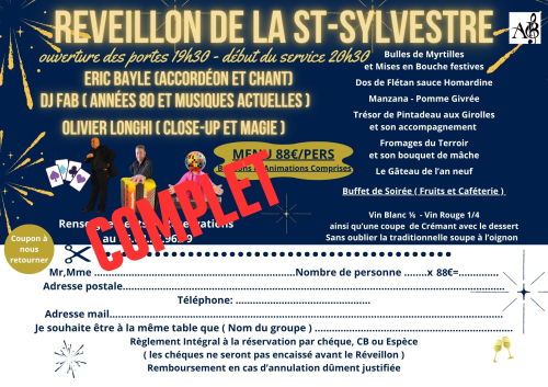 Affiche — REVEILLON